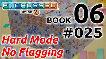 Picross 3D: Round 2: Book 06: #025 - Gameplay - No Commentary