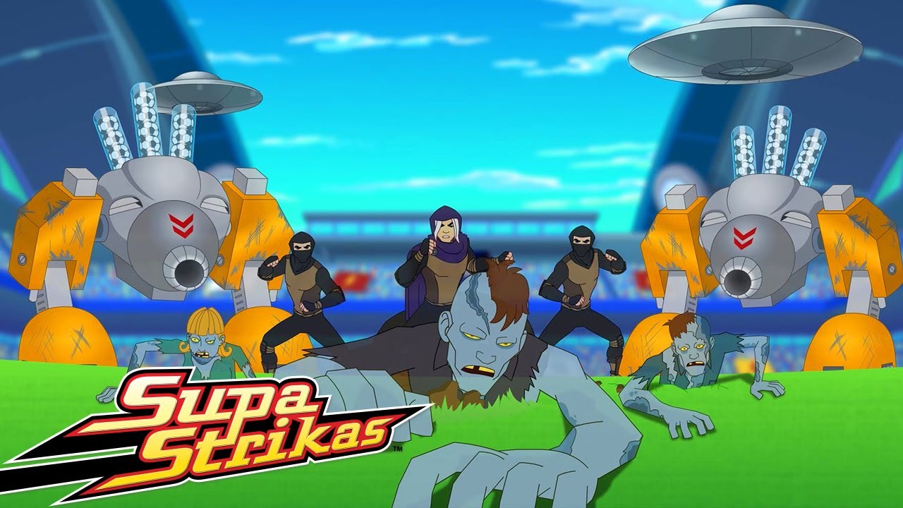 ZOMBIE Soccer Match! +1 hour of Supa Strikas Soccer Cartoons | Football World Cup Cartoons