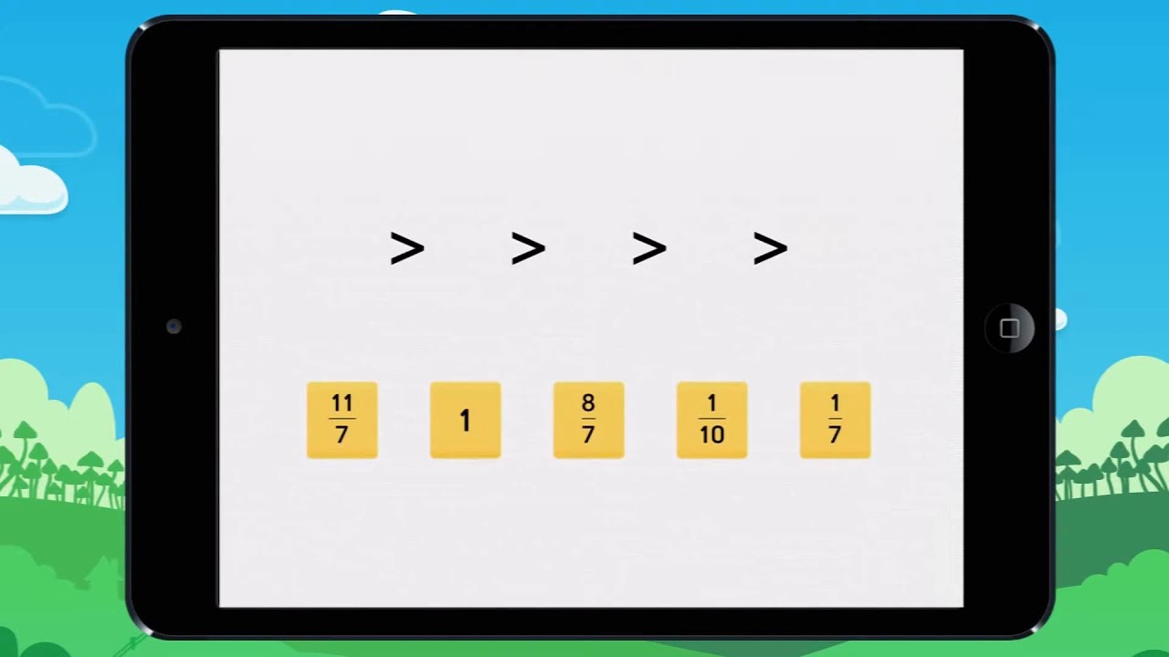 Vidéo 17 Classe ces fractions par ordre croissant ou décroissant