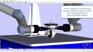 Bi-handed UR5 Robotic Assembly
