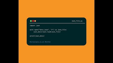Python JSON - Read data from JSON file