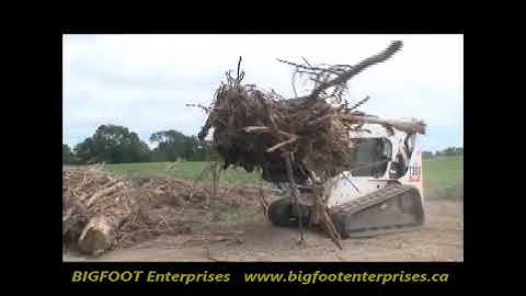 Skid Steer HD Log and Brush Grapple