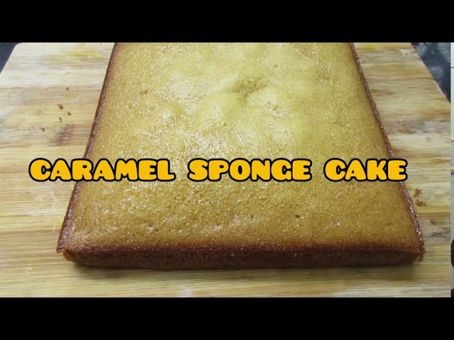 Caramel Sponge cake | Easy Caramel Tea Cake | Caramel Base Cake | Haran