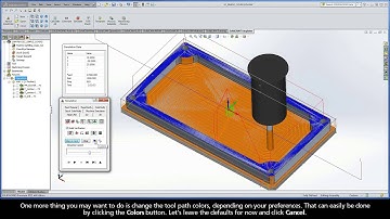 SolidCAM Jumpstart - Simulate the tool path and generate GCode
