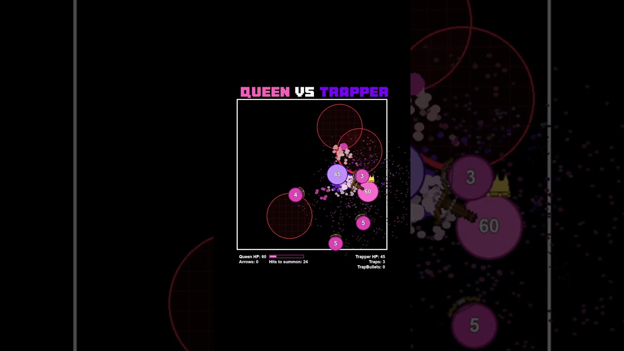 Queen VS Trapper Simulation 