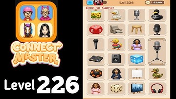 Connect Master Match Puzzle level 226 Guide Walkthrough Solution