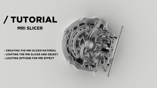 C4D TUTORIAL | Creating an MRI SLICER effect [Redshift]