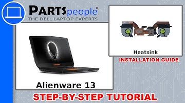 Dell Alienware 13 (P56G001) Heatsink How-To Video Tutorial