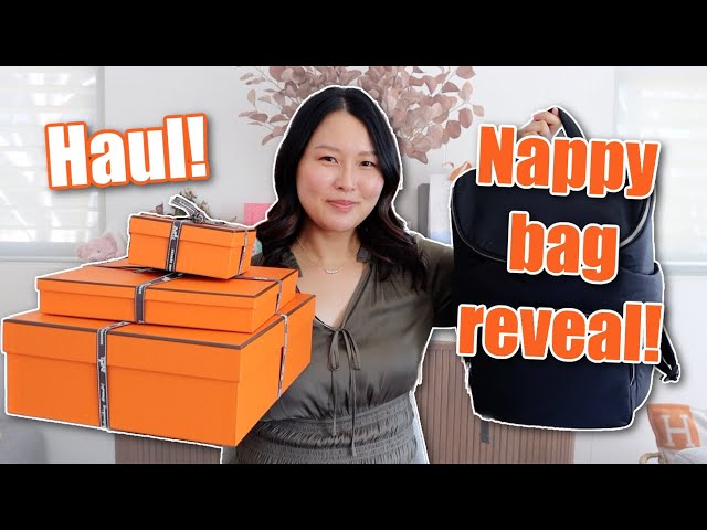 I'M BACK!🤩 Hermès baby Haul & Nappy bag reveal! 