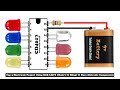 Top 3 Electronic Project Using RGB LED'S CD4017 IC BC547 & More Eletronic Components