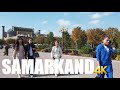 Samarkand, Uzbekistan, walking tour 4k 60fps