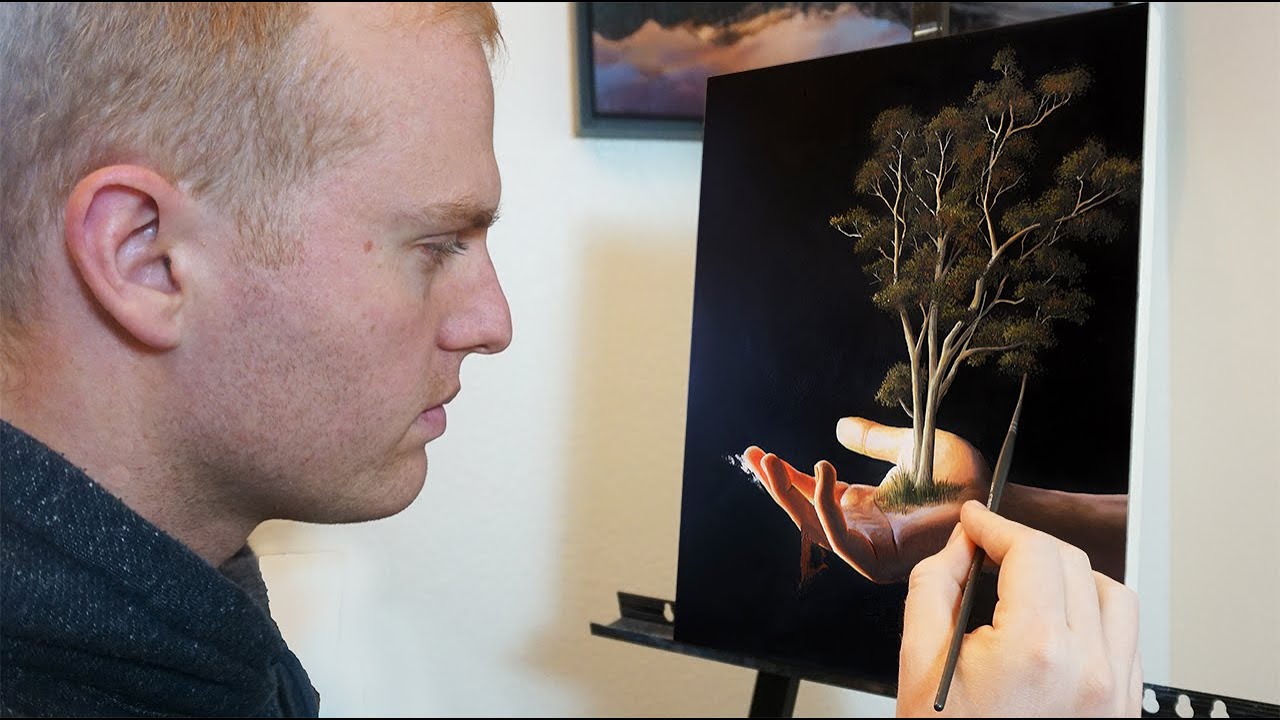 My Painting Process | Surreal Oil Painting