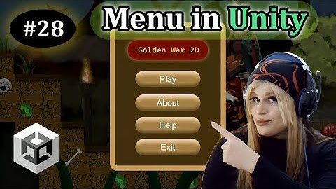 28- Create a Main Menu for Your Game | Unity 2D Platformer Tutorial