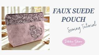 How to Sew a Simple Faux Leather Pouch