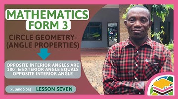 Circle Geometry-Angle properties(Lesson 7)|F3 Math|Opposite Interior Angles & Exterior Angle Theorem