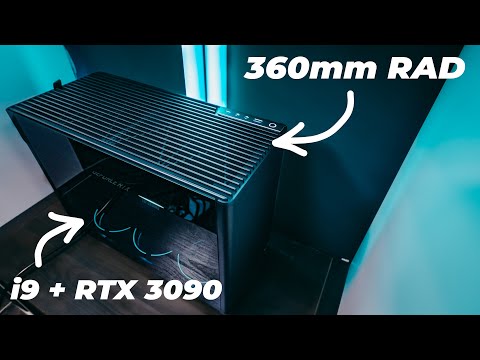 ULTIMATE SFF CREATOR PC build With 12900k/5950x + RTX 3090 [360mm RAD]