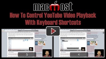 How To Control YouTube Video Playback With Keyboard Shortcuts (#1721)