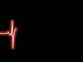 heart beat neon drawing effect animation black screen