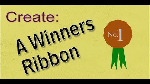 How to create a Top Quality Ribbon in PowerPoint