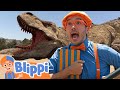 Blippi Learns About Dinosaurs! | @T-Rex Ranch - Dinosaurs For Kids | Educational Videos for Kids