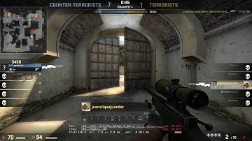 ESEA.net COTW: 1v5 no bomb ACE clutch