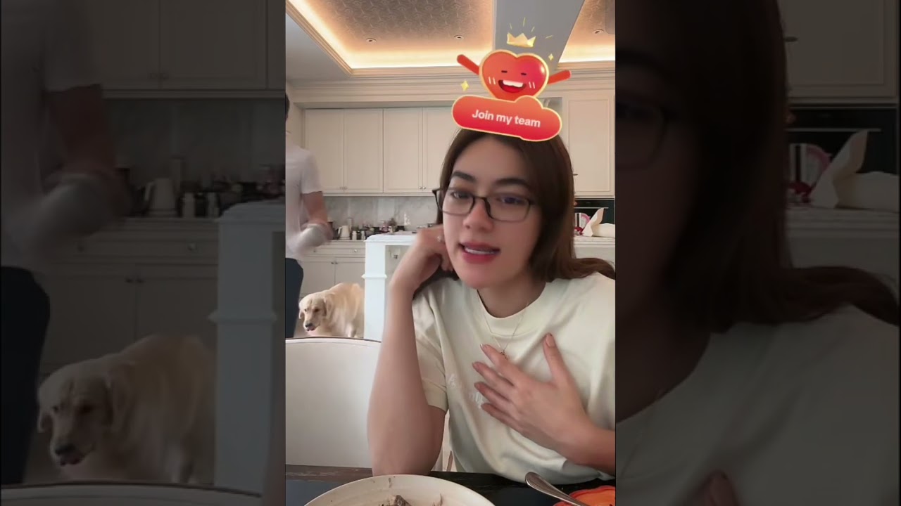 ทานอาหารเย็นกันค่ะ #คิมเบอร์ลี่ #หมากปริญ