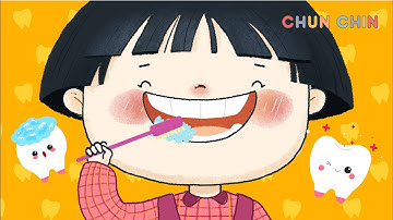 Bài ca chải răng | Chun Chin | Nhạc thiếu nhi vui nhộn