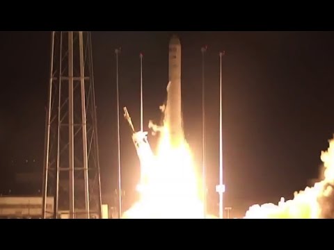 Antares 230 launches OA-5 Cygnus S.S. Alan Poindexter