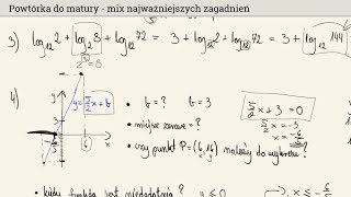 Powtórka do matury - mix najważniejszych zagadnień - część 1