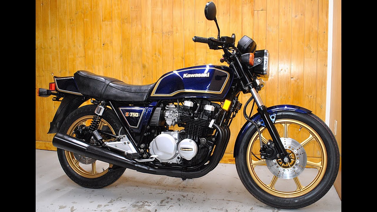 Kawasaki Z750FX-3 BUSSO muffler sound and details.カワサキ