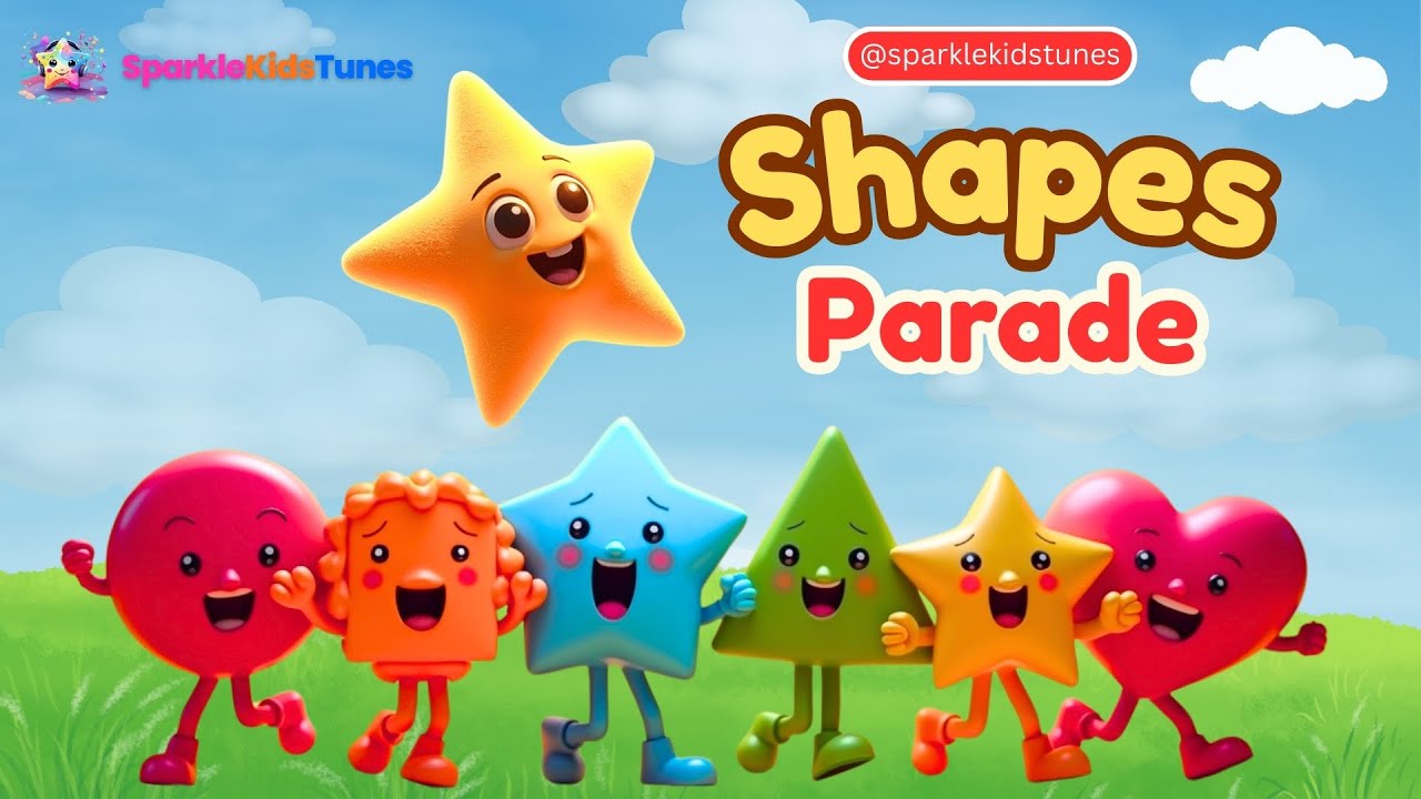 Learn Shapes | Shapes Song for Toddlers! Fun Nursery Rhymes - YouTube