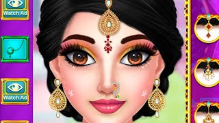 Indian wedding spa salon makeover and dress-up||Android gameplay||girl games|@StylishGamerr screenshot 2