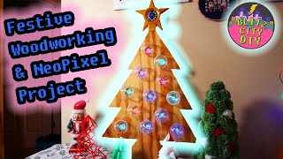 I Finally Did Some Woodworking: Wooden NeoPixel Xmas Tree Project