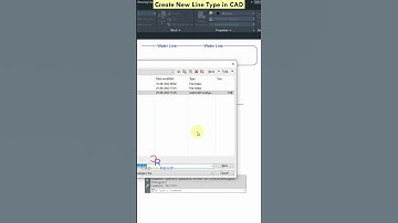 Create New Line Type in AutoCAD #shorts #autocad