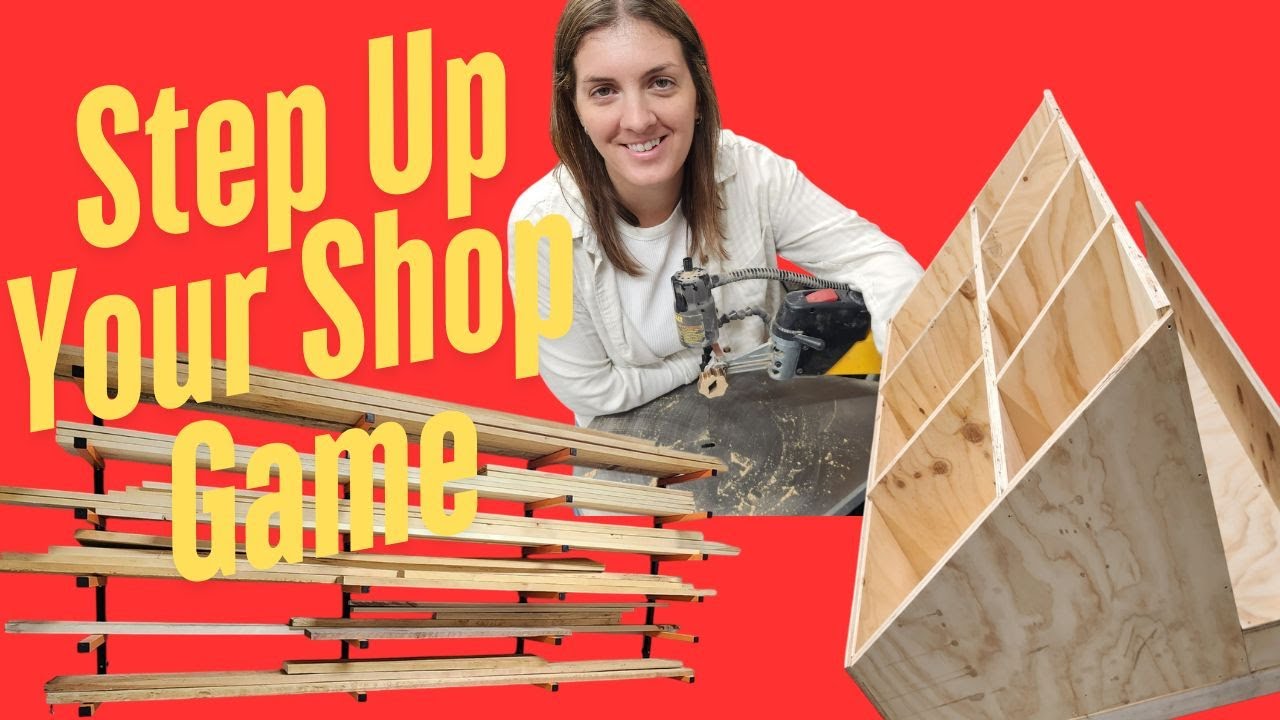 Mobile Wood Storage Cart I  Helpful Shop Tips