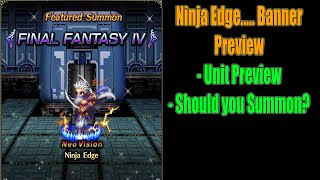 Предварительный просмотр баннера FFBE Ninja Edge: стоит ли призывать? (#1412)