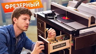 картинка: СДЕЛАЛ НОВЫЙ ФРЕЗЕРНЫЙ СТАНОК для столярки. Фрезер в стол!