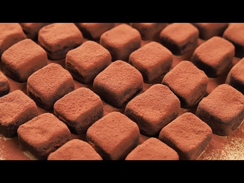 松露巧克力,  口感超顺滑，只需两种原料Chocolate Truffle easy recipe, ONLY 2 ingredients