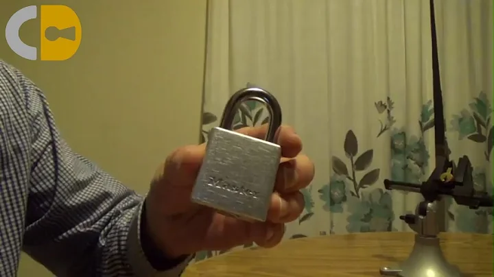 [2] Master Lock 570 Padlock Picked - Great for Learning Spools