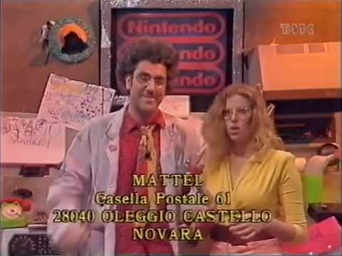 Telepromozione _ Nintendo con Alessia Marcuzzi durante il programma Amici Mostri (1992)