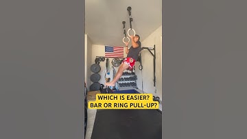 Which is easier? Bar or ring pull-ups? #pullups #calisthenics #fitness #workout