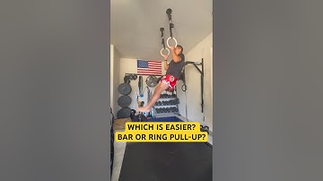 Which is easier? Bar or ring pull-ups? #pullups #calisthenics #fitness #workout