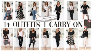 How to pack using ONE Carry On for ONE WEEK of outfits! *Genius Packing Method Revealed* screenshot 5