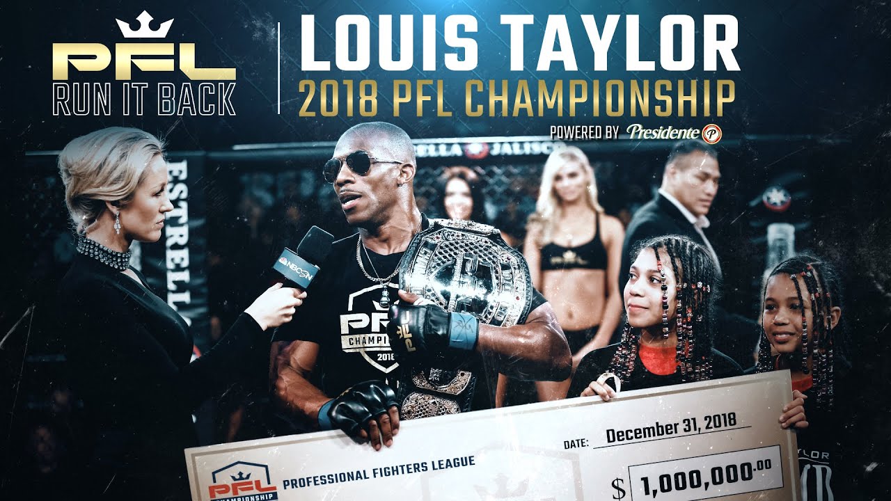 39-Year-Old Champ Louis Taylor Talks Professional Fighters League