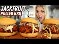 THE ULTIMATE PULLED JACKFRUIT BBQ RECIPE | Turning Jackfruit Into Vegan Pulled "Pork" Sandwiches