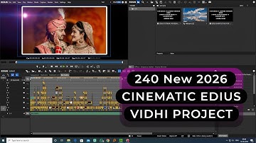 240 NEW 2026 CINEMATIC EDIUS VIDHI PROJECT|| edius vidhi project   download 2025|| JASRAJ SONI