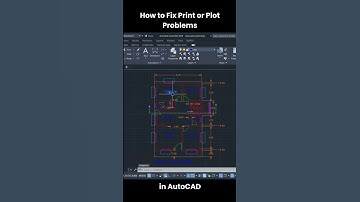 How to Fix Print or Plot Problems in AutoCAD | AutoCAD Troubleshooting