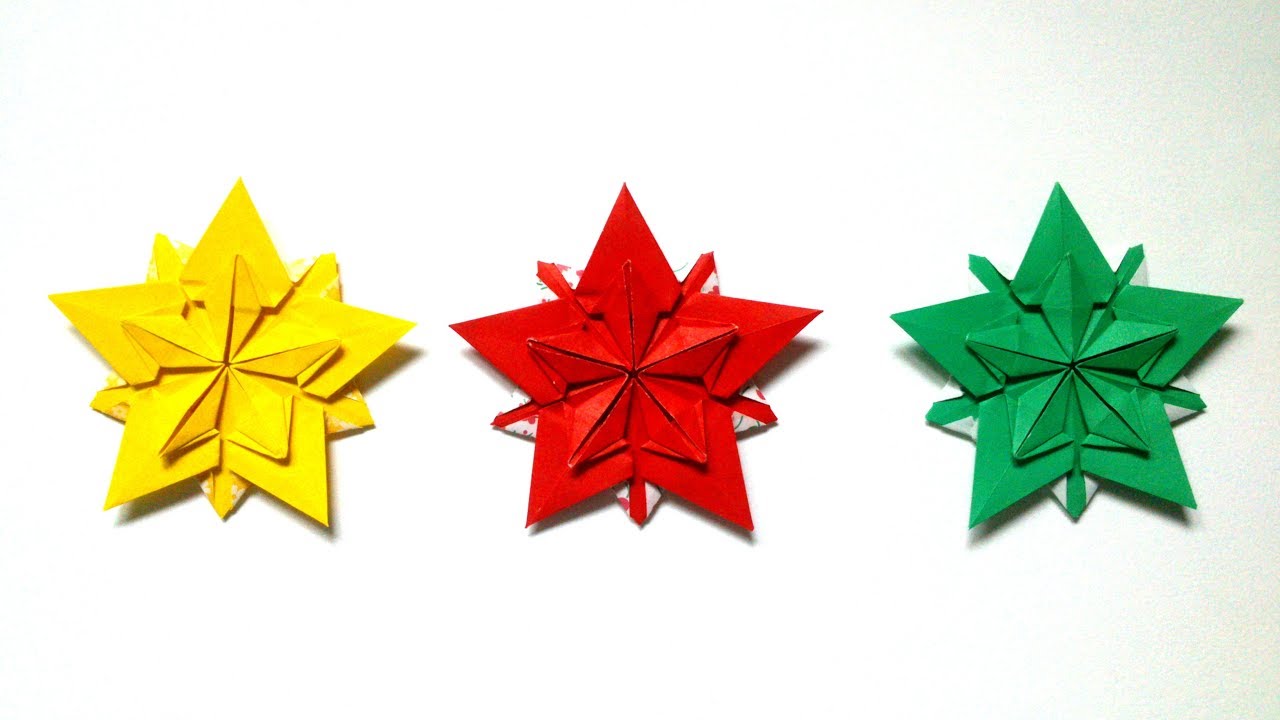 Youtube Christmas Origami Origami Stars Origami Artist