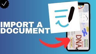 How to import a document in the Goodnotes app