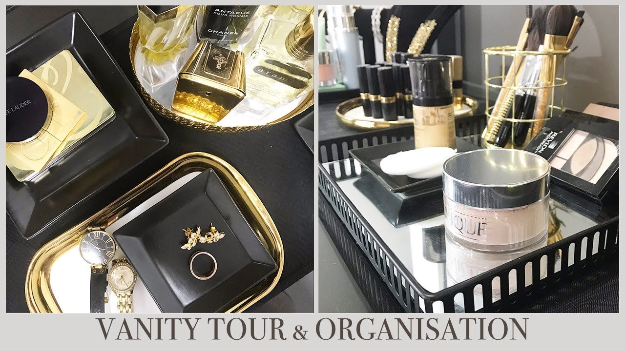 DRESSING TABLE ORGANIZATION - YouTube